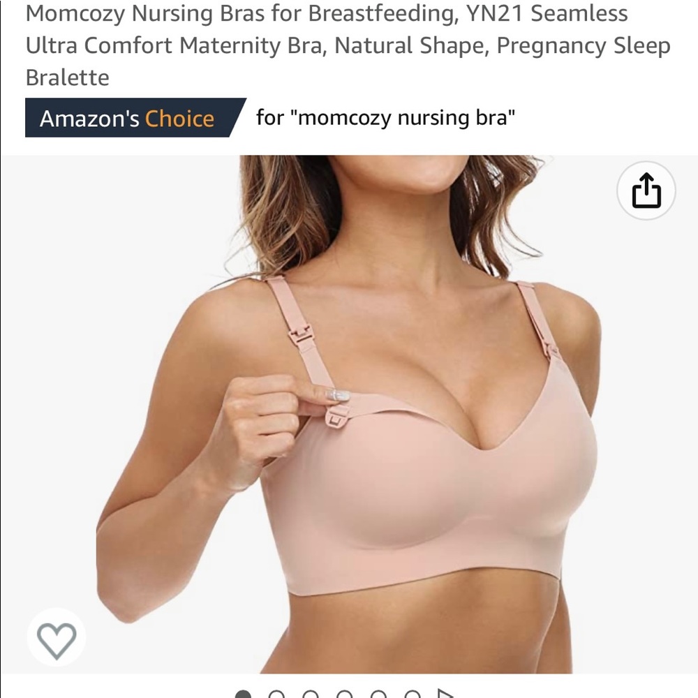 NWT Momcozy Nursing Bra Size Large